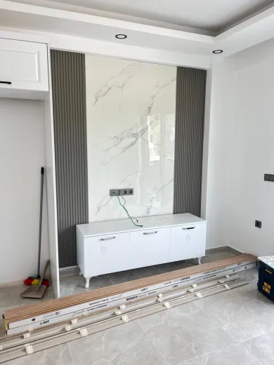 TV Ünitesi & Duvar Paneli uygulaması — Kemer